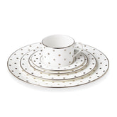 Larabee Road 5-Piece Place Setting, Platinum (LAST IN STOCK)